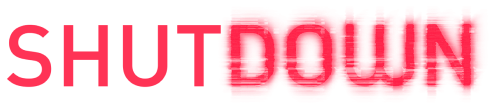 Shutdown logo